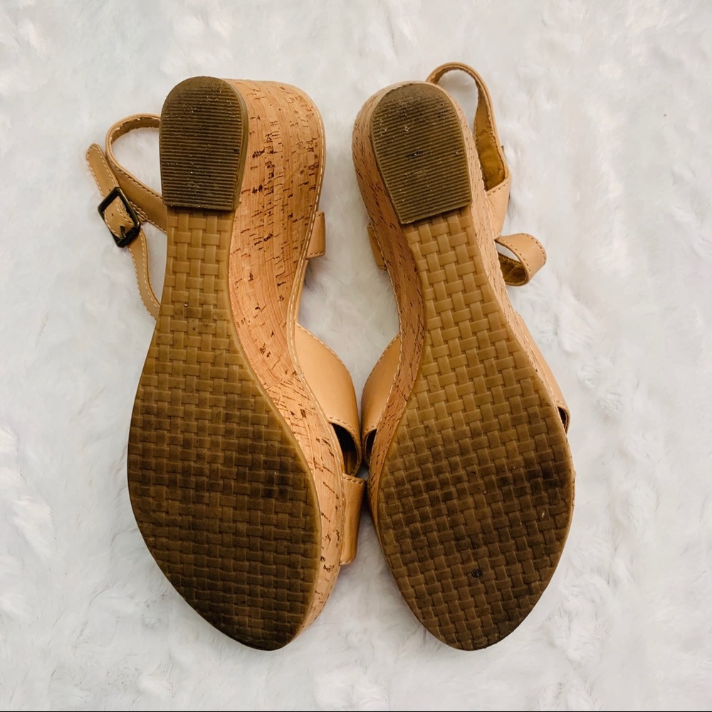 Reba Cork Wedge Sandals - Picture 4 of 7